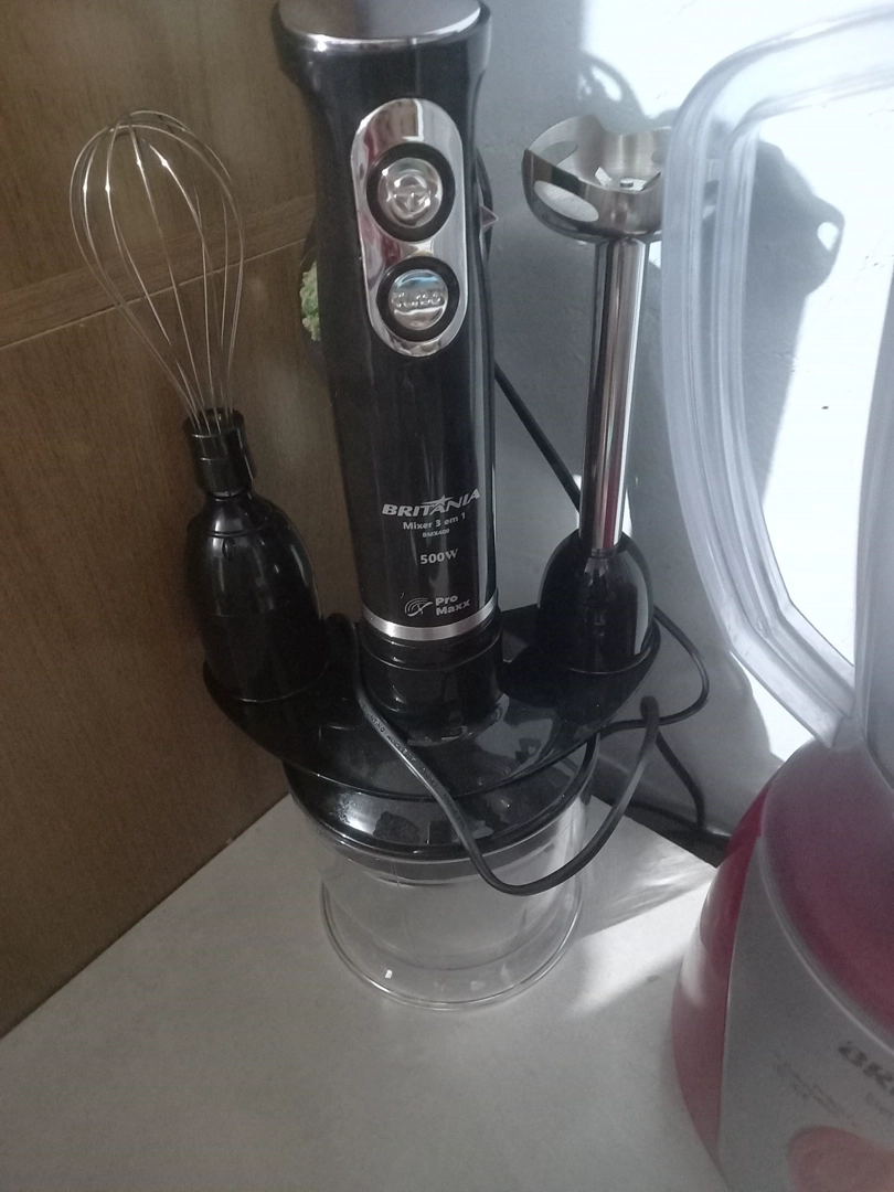 Mixer Britânia 3 em 1 Mixer Triturador e Batedor BMX400P