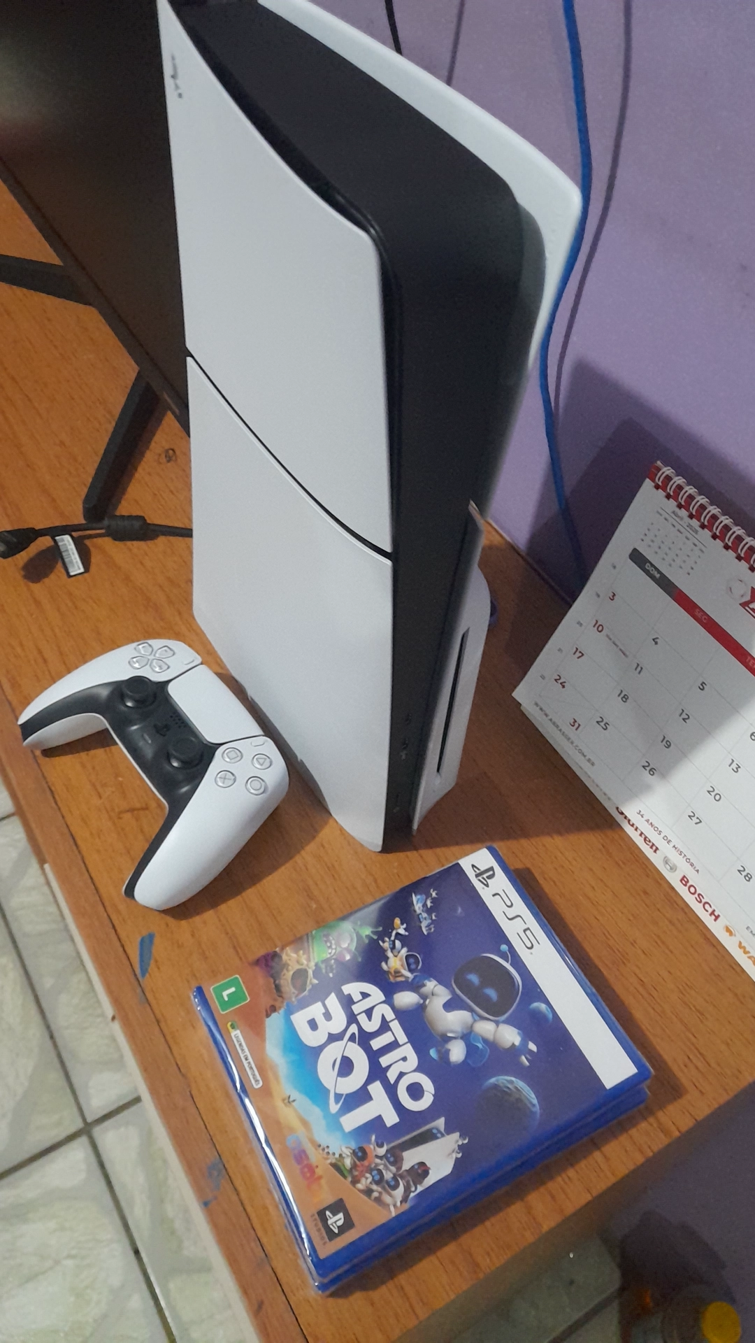 Console Playstation 5 Sony 1Tb Slim Disk com Jogos Astro Bot e