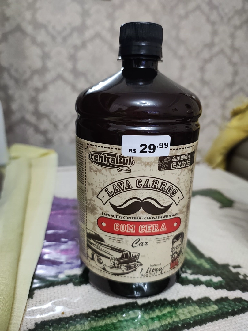 Lava Carros Men com Cera 1L CentralSul - 153753