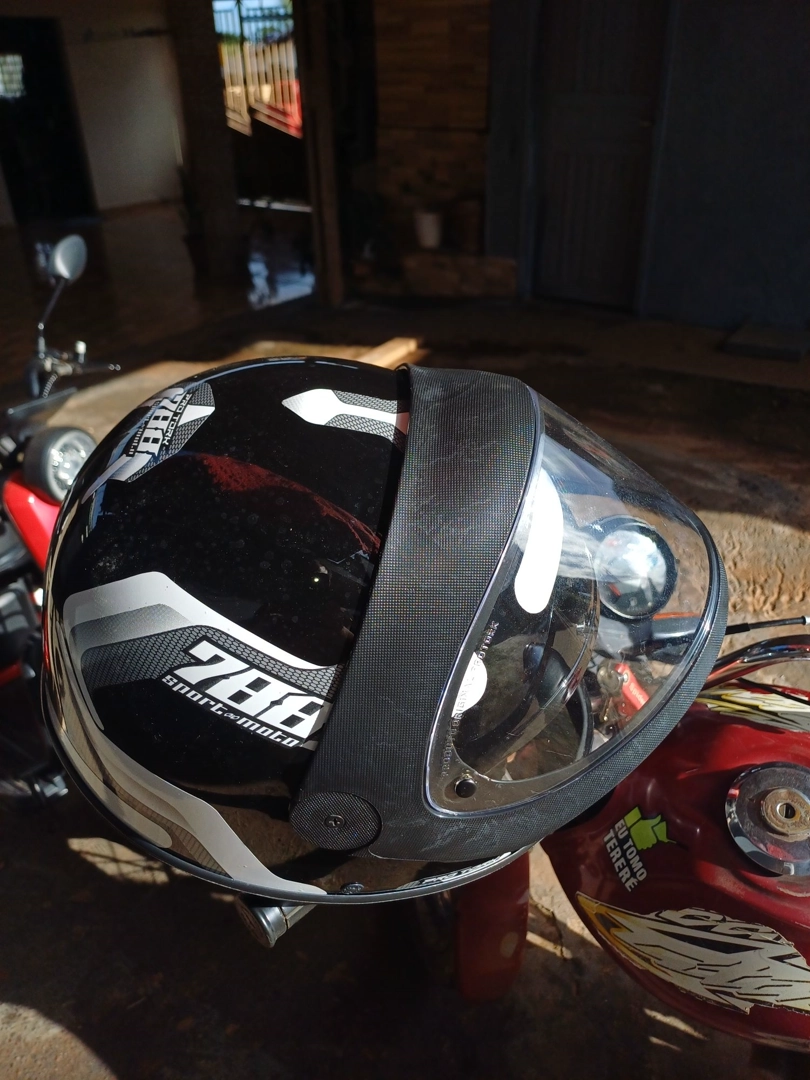 Capacete Viseira Automática Sport 788 Protork - PRETO 58