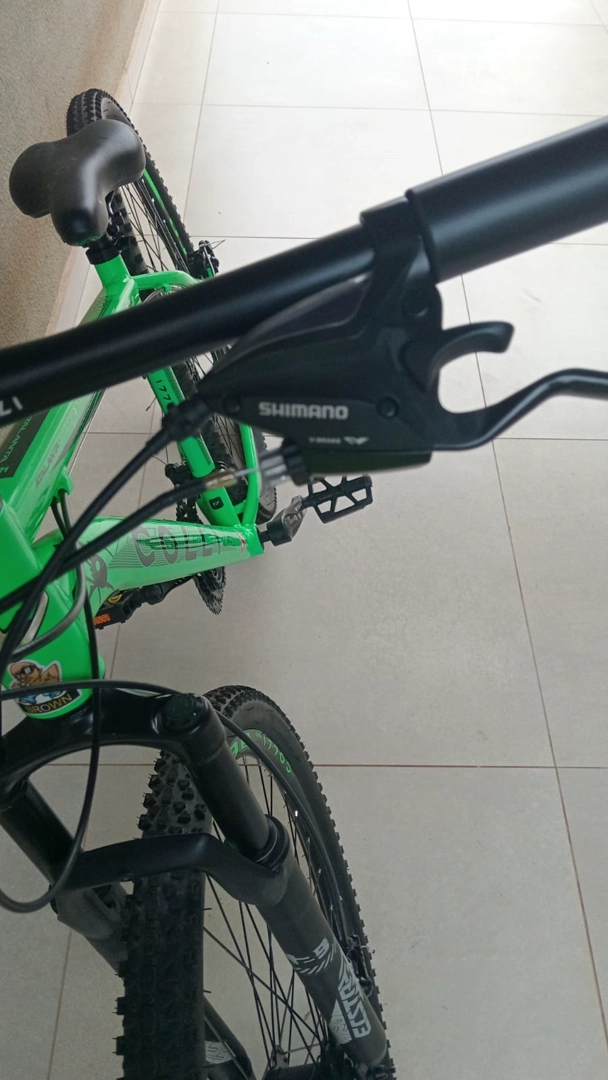 Bicicleta Aro 29 Atalanta Kit Shimano 21M Alumínio Colli - Verde Neon